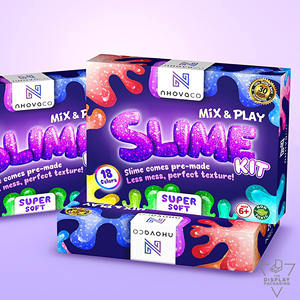 ลิปบาล์ม & อาหารสดแบรนด์ตัวหนากล่องบรรจุภัณฑ์สไตล์งานฝีมือสีเขียวพับได้ความจุ650กรัม - Product Image 4