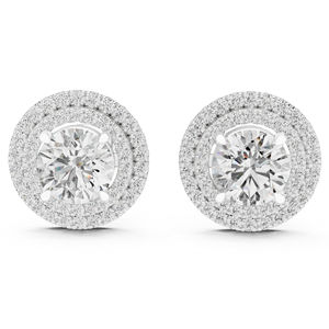 Pendientes de Oro Amarillo de 14K con Diamantes Redondos Cultivados en Laboratorio para Mujer |   Uso Diario, Minimalista, Lujo Certificado, Oficina, Elegante, Fino - Product Image 6