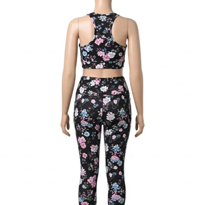 Conjuntos de Yoga de Talla Grande con Estampado Digital, Tela Elástica Transpirable, Ropa Deportiva de Alta Elasticidad para Fitness y Entrenamiento, Suministro al por Mayor - Product Image 3