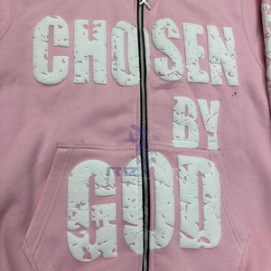 OEM Latest Arrival <b>Men</b> Acid Wash <b>Hoodies</b> in Top Quality Soft Stuff Comfortable Customized Latest Acid Wash - Product Image 2