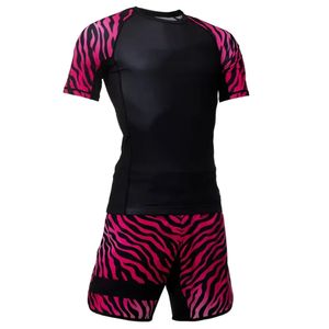 Venta caliente Rush Guard Hombres Tamaño personalizado Cómodo Fitness Wear Manga corta Personalizado Transpirable Hombres Rash Guard - Product Image 3