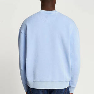 Sweat-shirts unis de haute qualité surdimensionnés pour hommes, prix bas, collection d'hiver, designs tendance, tissu respirant 2026 - Product Image 2