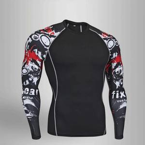 Vêtements de sport GAF, nouvelle arrivée, faible MOQ, rashguard pour homme, prix bas, design personnalisé, logo personnalisé disponible - Product Image 4
