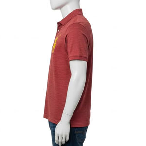 Polo para Hombre, Mezcla de Algodón, Logotipo Bordado, Transpirable, Manga Corta, Ropa Casual de Negocios, Verano, Golf, Deportes, Tops Lisos - Product Image 3