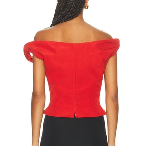 AIMEISI Nuove Bluse e Camicie da Donna alla Moda con Spalle Scoperte, Casual e Semplici - Product Image 4