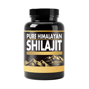 Cápsulas OEM Pure Himalayan Shilajit de grado alimenticio suplementos naturales de 60 unidades para energía y soporte inmunológico para hombres y mujeres - Product Image 1