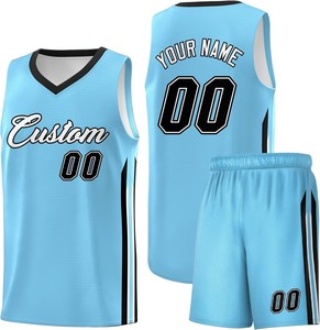 Vente en gros ODM Numéro de joueur personnalisé Ensembles d'uniformes de basket-ball en polyester respirant Imprimé 2025 Maillots d'équipe à séchage rapide en vrac Nouveau - Product Image 5