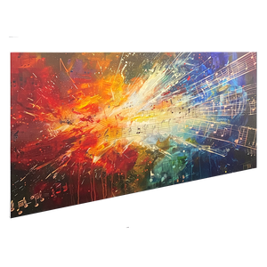 Panneaux d'art de reproduction célèbres, chauffage radiant 800W, qualité musée, étanche, protection contre la surchauffe, contrôlable par application, installation facile au plafond - Product Image 1