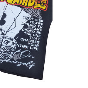 100% coton surdimensionné Boxy chemise DTG impression acide lavage effet col montant goutte épaule décontracté ample poids lourd hommes T-Shirt en PK - Product Image 6