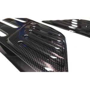 2 pezzi di protezioni laterali per ginocchia 3D compatibili con MOTO GUZZI V7, nuovi accessori per moto - Product Image 2