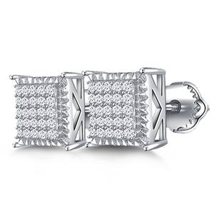 Pendientes de Diamantes con Corte Cojín Cultivados en Laboratorio con Certificación IGI para Mujer, Chapados en Oro Sólido de 14k, Diseño Elegante - Product Image 4