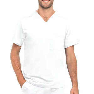 Tenues d'infirmière personnalisées de haute qualité, unisexes, à col en V, respirantes, pour hôpital, ensemble de blouses médicales - Product Image 6