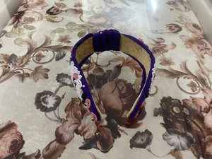 ที่คาดผมลูกปัดลายมาร์ดิกราส์เครื่องประดับผมไข่มุกงานแฮนด์เมดดีไซน์ใหม่สวมใส่ได้ทุกวันดูหรูหรา - Product Image 2