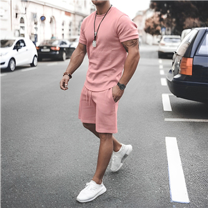 Wholesale Summer Custom Designer logo Clothing Two Piece Shirts and Short <b>Set</b> Men New Arrival Shorts and Unisex <b>Sets</b> - Product Image 4