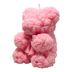 Handmade Rose Teddy Novelties <b>Scented</b> Soy Wax <b>Candles</b> Festive Home Decor for Christmas Ramadan Diwali Parties-for Bars Gifts - Product Image 1