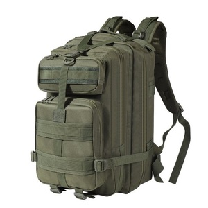 Wholesale Black Tactical Backpack 45L Outdoor Waterproof Nylon Lining Hiking Survival Mochila Molle Carrying <b>System</b> Zipper - Product Image 3