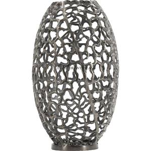 Más elegante diseñador único plata brillante pulido mejor calidad aluminio fundido florero hogar Mesa decoración suministros de la India - Product Image 1