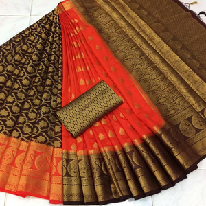 PURE SOFT KANCHIVRAM PETHANI SILK <b>SAREE</b> - Product Image 1