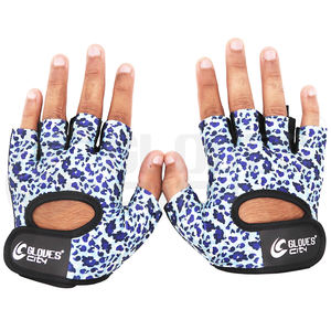 Gants City Half-Finger Spandex Gants d'haltérophilie pour Gym & Home Exercise Bodybuilding Training Sublimation Gloves - Product Image 3