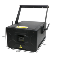 A3-H705A Projecteur laser d'animation RGB 5W IP33 pour extérieur, moins cher, pour club, 5 watts RGB