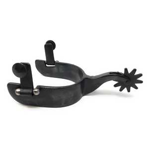 Éperons de cheval occidentaux à la mode avec accessoires équestres d'équitation d'éperon fin de joint de matériel d'alliage - Product Image 5