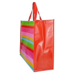 ถุงช้อปปิ้งผ้าไม่ทอแบบใช้ซ้ำได้พร้อมหูหิ้วสายรัด PP ขนาดกลางสำหรับใช้ในซูเปอร์มาร์เก็ต - Product Image 3