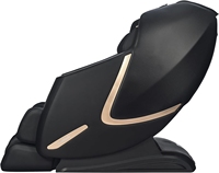 Fauteuil de massage complet par gravité, grand format, avec points de massage Shiatsu, inclinaison, modes de chauffage lombaire et mollets, compression d'air, Bluetooth
