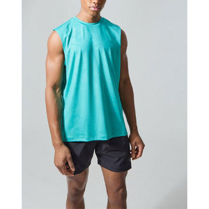 Camiseta sin Mangas Personalizada para Hombre, Ropa de Verano, Color Sólido - Product Image 4