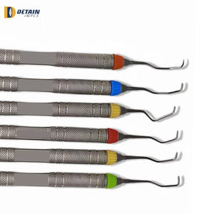 Curetas dentales Gracey de alta calidad de acero inoxidable, escalador periodontal, curetas, instrumento Dental, Kit Sutur, instrumento médico - Product Image 5