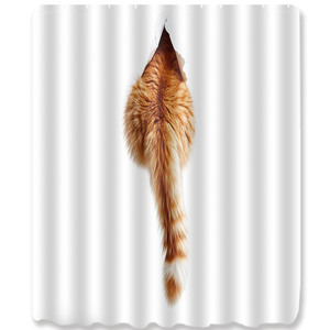 Custom Printed Waterproof Shower Shower <b>Curtain</b> for Bathroom Waterproof Polyester with <b>Hooks</b> - Product Image 5