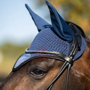 Couvre-oreille de cheval en crochet respirant et léger lavable bonnet de mouche fabriqué au Pakistan conçu pour le confort style bonnet d'oreille - Product Image 3