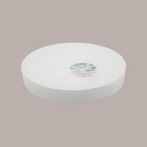 Base à gâteau ronde en polystyrène blanc de 25 cm, écologique, réutilisable, outils pour gâteaux, cuisine à domicile, fête, boîte emballée - 10 pièces - Product Image 1