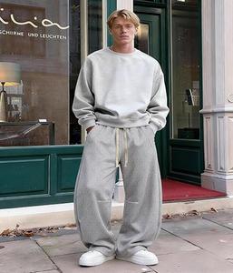 Pantalones Holgados Clásicos Ligeros de Alta Calidad con Cierre Elástico y Cordón para Hombre - Product Image 3