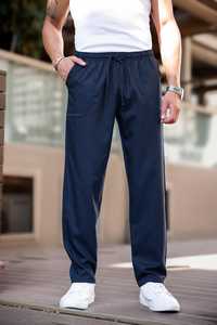 Pantalon de bureau marron coupe ajustée pour hommes, pantalon de bureau décontracté, confortable et léger en coton Mid Hip Hop imperméable, grande taille, droit - Product Image 2