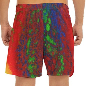 Pantalones cortos con estampado sublimado de diseño único colorido supersuave para correr, pantalones cortos para correr para hombre, recién llegados, pantalones cortos para correr - Product Image 3