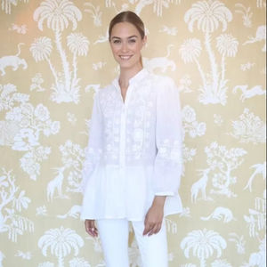 Vente en gros Shorty western fantaisie en rayonne lourde avec motifs de broderie extraordinaires Kurtis courts de l'Inde vêtements de bureau à la mode - Product Image 1