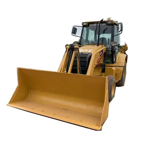 Used backhoe loader CAT 416 CAT420f CAT430 4x4 wheel 20 ton backhoe loader JCB 3CX 4CX backhoe excavator loader