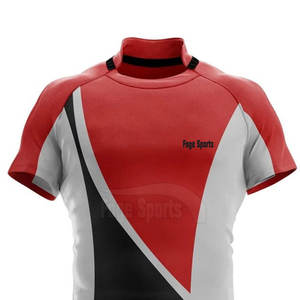 Créez votre propre logo, ensembles de maillots de rugby personnalisés, respirants, à séchage rapide, 100% polyester, de haute qualité, demi-manches, vente chaude - Product Image 4