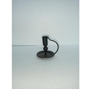 Candelabro de Metal Color Negro Hecho a Mano, Duradero, Exuda Poder Silencioso, Arte Nórdico, Sofisticación Minimalista para Navidad - Product Image 3