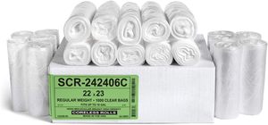 Aluf Plastics-Bolsa de rollos sin núcleo con sello de estrella de mezcla Repro de baja densidad, capacidad de 20-30 galones - Product Image 3