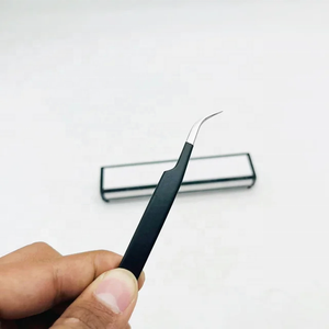 โลโก้ส่วนตัวคุณภาพสูงขนตาส่วนขนตาแหนบเคล็ดลับเส้นใยขนตาแหนบสแตนเลสขนตาแหนบ - Product Image 2