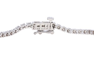 Nostalgic 3.00Ct Round Lab Grown Diamond Tennis <b>Bracelet</b> in Silver OEM Wholesale Lab Moissanite <b>Charms</b> & Bangles - Product Image 6