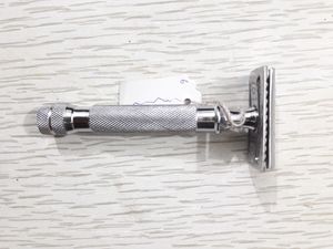 Rasoir de sécurité robuste en acier inoxydable Long rasoir de sécurité à double tranchant pour le rasage de haute qualité pour homme femme - Product Image 5