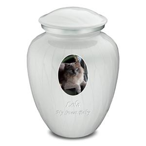 Funeral Supplies Memorial Pet Cremation Urn <b>For</b> <b>Keepsake</b> <b>Ashes</b> Handicrafts Brass Urns Custom Design Medium Size Cat Urn Latest - Product Image 5