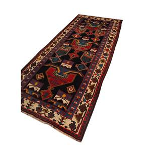 Alfombra Grande de Lana Anudada a Mano Nuray Azul, Geométrica, para el Hogar y el Pasillo, Alfombra Rectangular Hecha a Mano Jaipur Rugs US Paem-1054 - Product Image 2