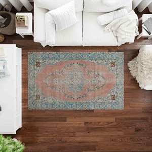 <b>Chenille</b> Turkish <b>Rug</b>: Medallion Antique Decor, Non-Slip Carpet,Nonwoven Thin <b>Rug</b> - Product Image 2