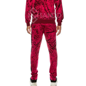 ชุดวอร์มกำมะหยี่สำหรับผู้ชายไซส์ใหญ่ สวมใส่กลางแจ้ง พร้อมโลโก้สั่งทำพิเศษ สำหรับฤดูหนาว เนื้อผ้าระบายอากาศได้ดี ทนทาน ดีไซน์ล่าสุด - Product Image 5