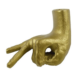 Crochet mural décoratif en métal pour suspendre vêtements, manteaux, chapeaux et clés – Design artisanal - Product Image 3