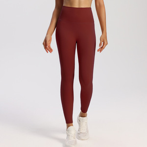 Pantalons de yoga pour femmes, leggings doux comme du beurre, nouveaux, en élasthanne/polyester, taille croisée, respirants, tricotés, motif 3D, élégants - Product Image 3
