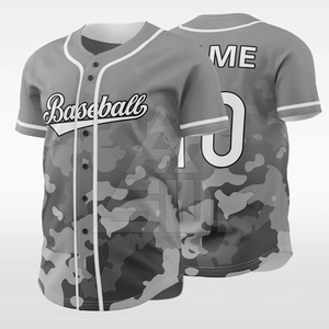 Maillot de baseball pour hommes, vente en gros, faible MOQ, confortable, respirant, léger, séchage rapide, design haut de gamme 2025, 100% polyester - Product Image 2
